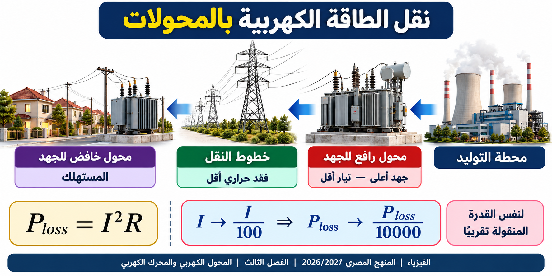 نقل الطاقة بالمحولات