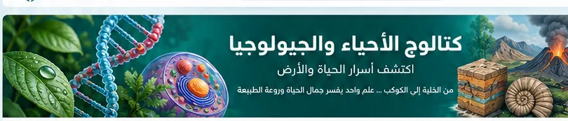 غلاف مادة الأحياء والجيولوجيا
