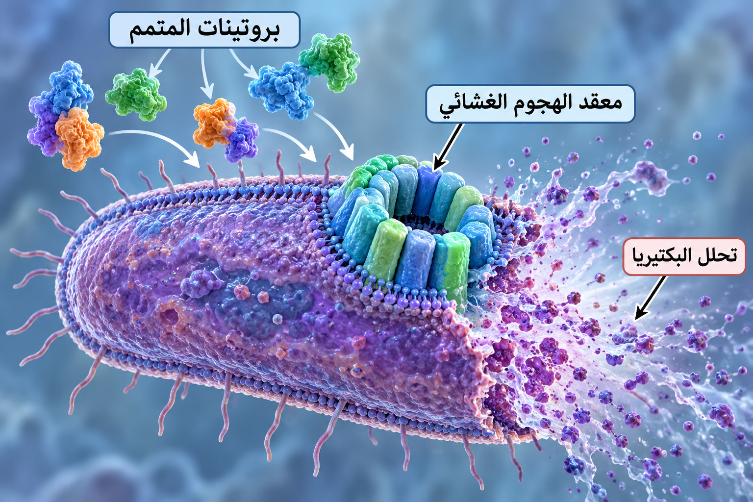 المتمم ومعقد الهجوم الغشائي