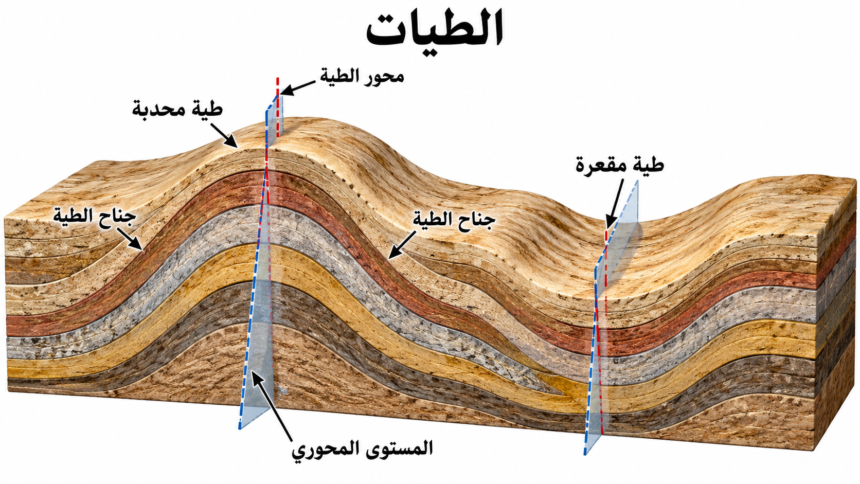 الطيات