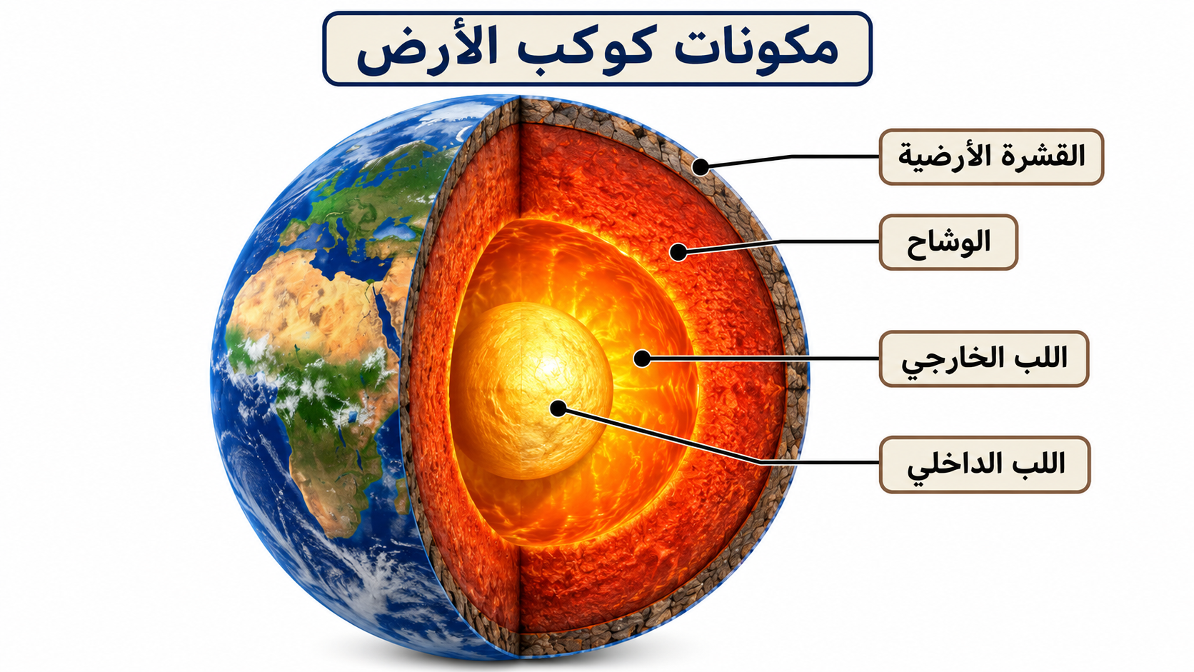 مكونات كوكب الأرض