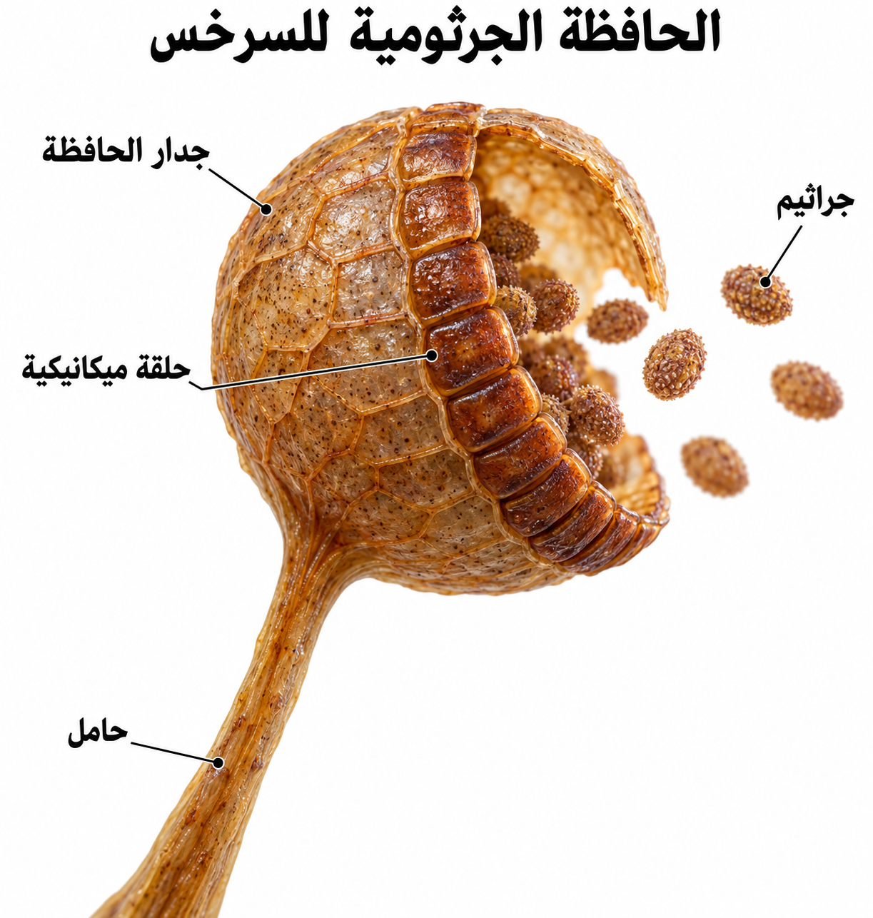 الحافظة الجرثومية للسرخس — خامس عشر: دورة حياة نبات الفوجير (السراخس)