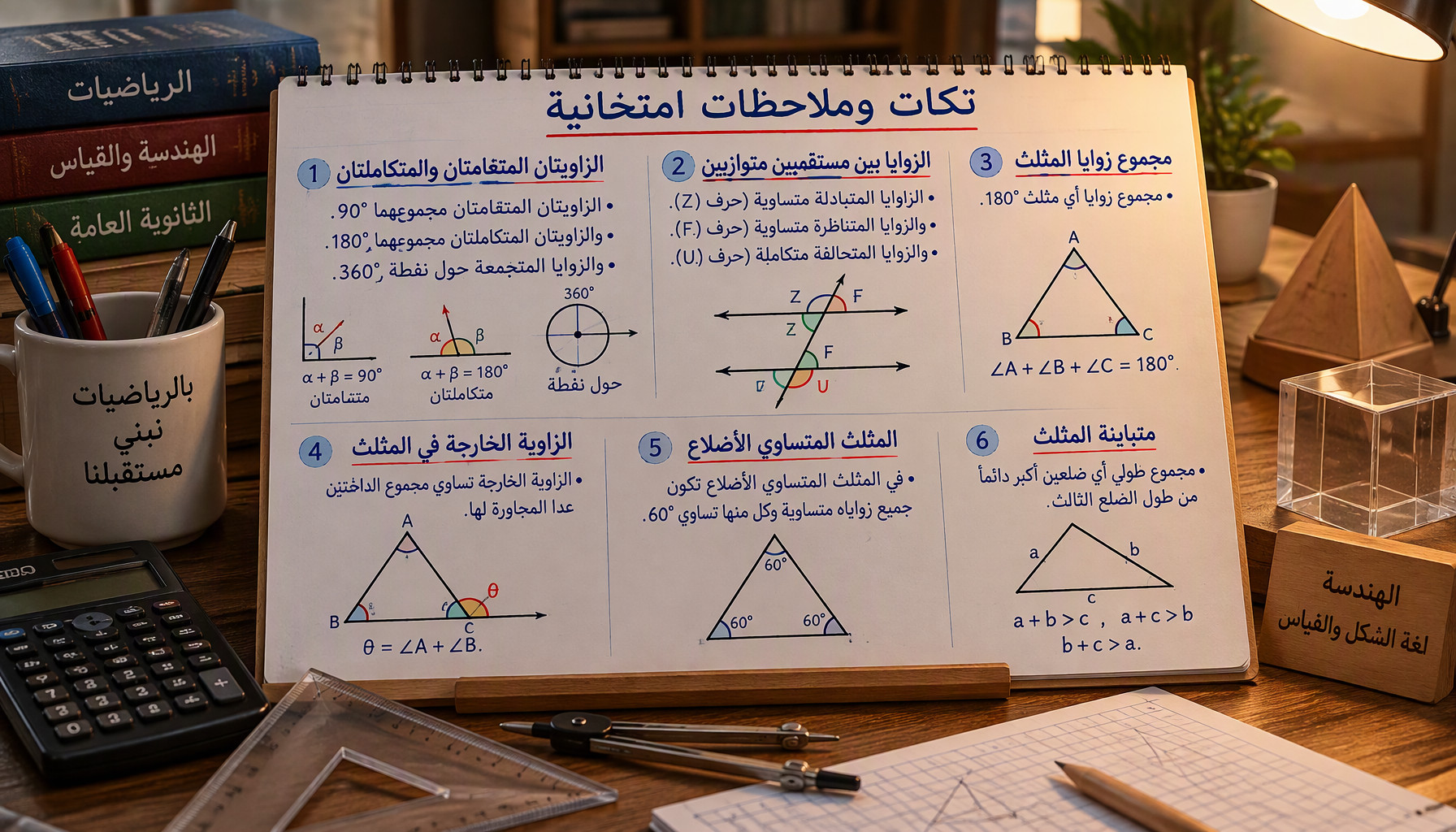 تكات وملاحظات امتحانية
