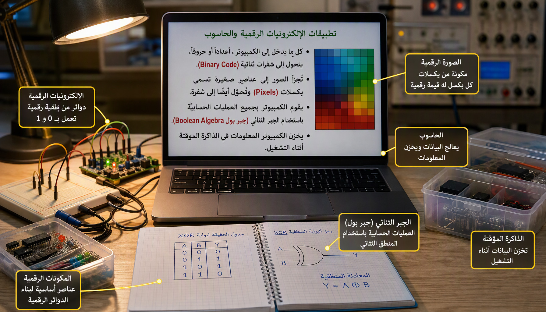 تطبيقات الإلكترونيات الرقمية والحاسوب