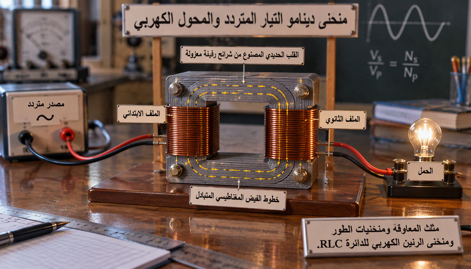 المحول الكهربي — الفكرة والتركيب