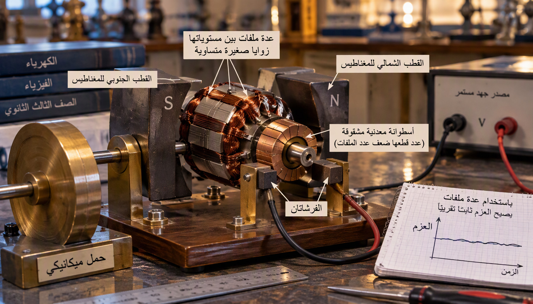 تحسين أداء المحرك وانتظام سرعته