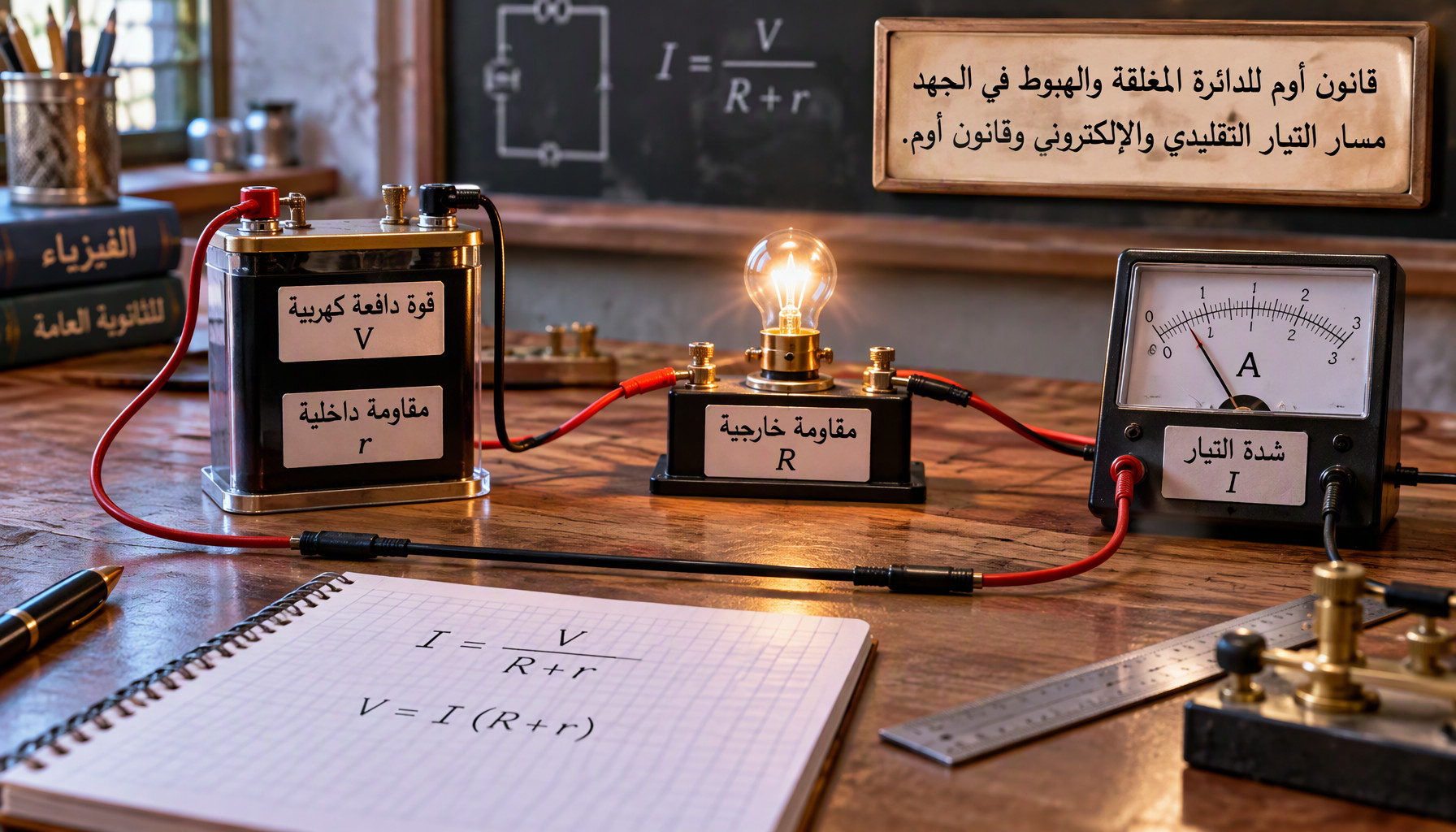 قانون أوم للدائرة المغلقة