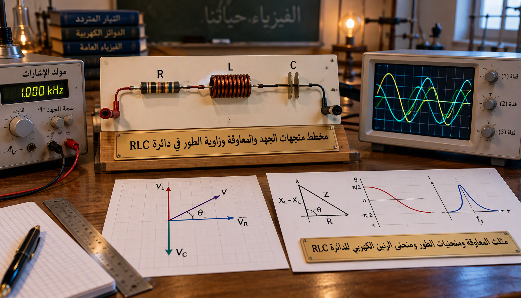 دائرة RLC على التوالي