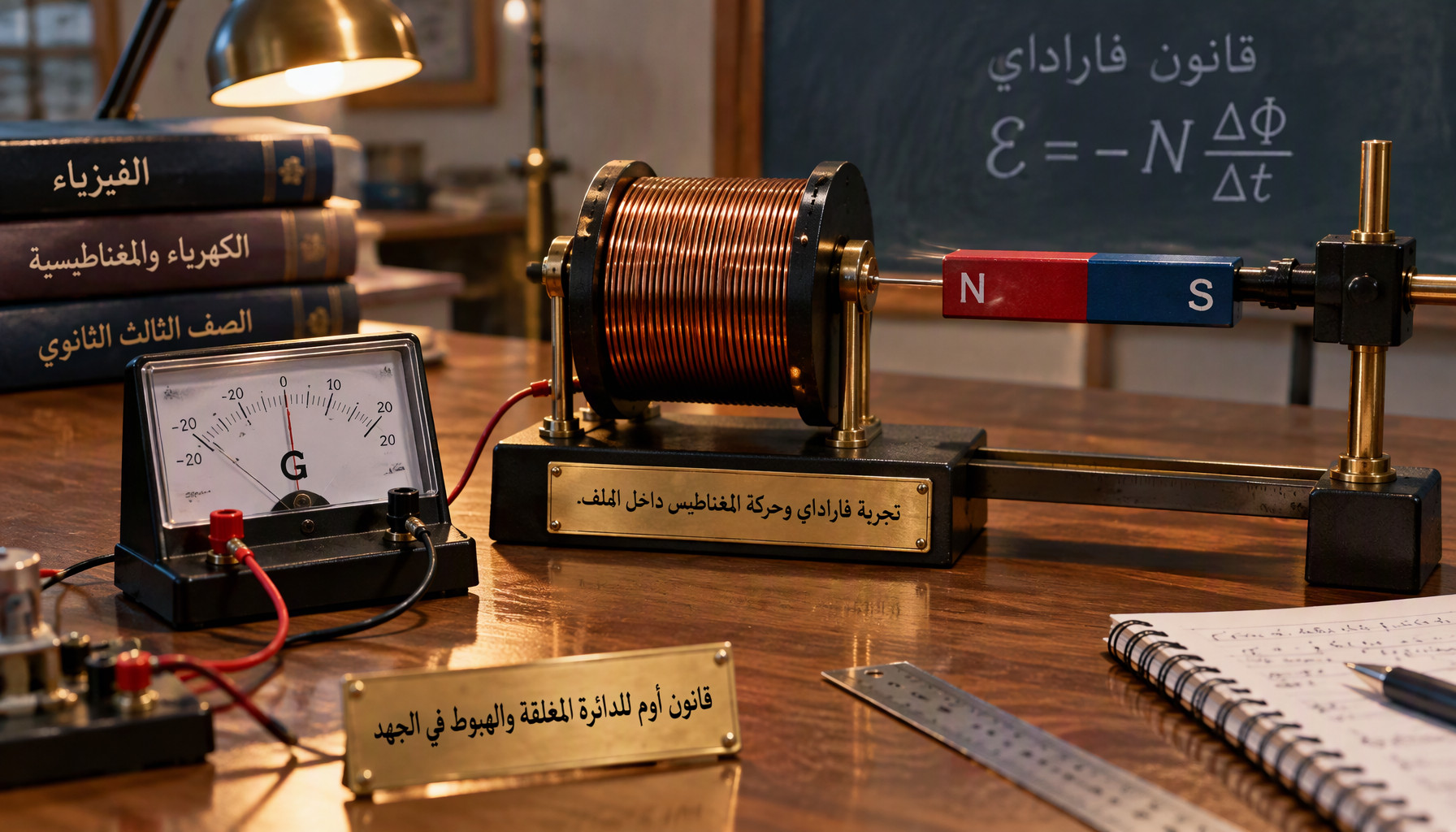 قانون فاراداي للحث الكهرومغناطيسي