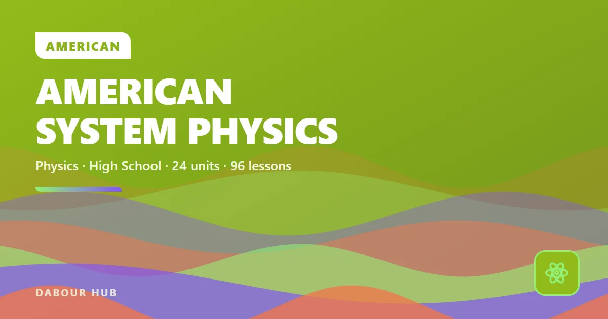 American System Physics course cover