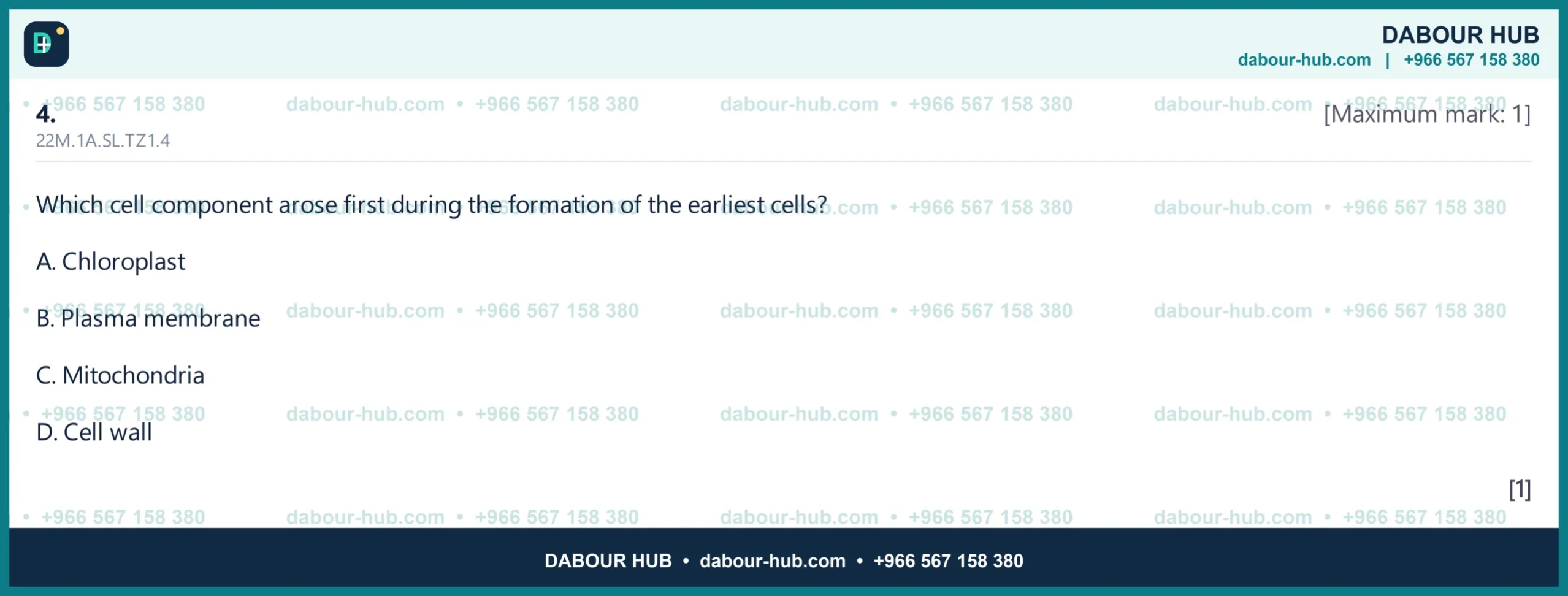 Dr Dabour Hub Science Diagram and Course Material