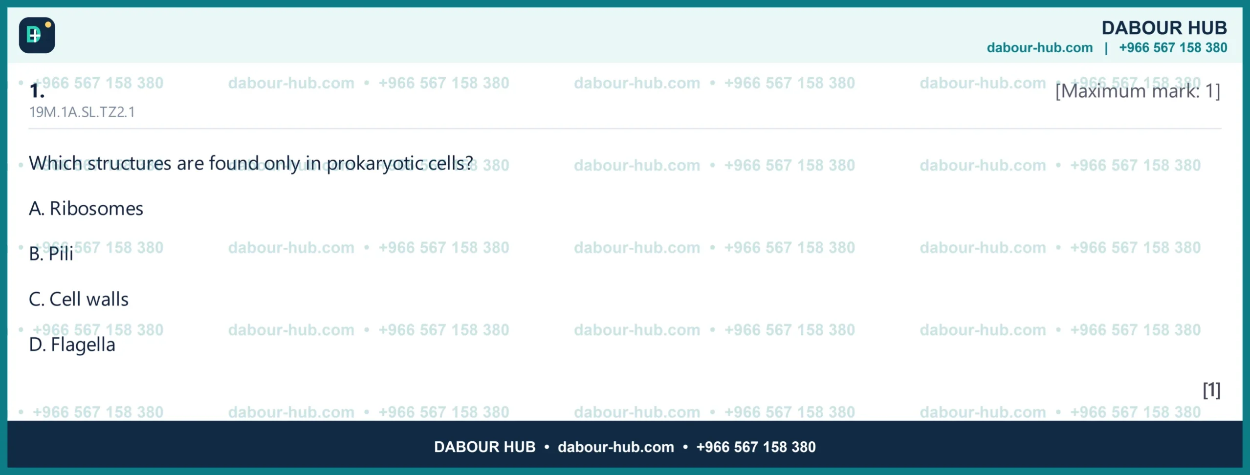 Dr Dabour Hub Science Diagram and Course Material