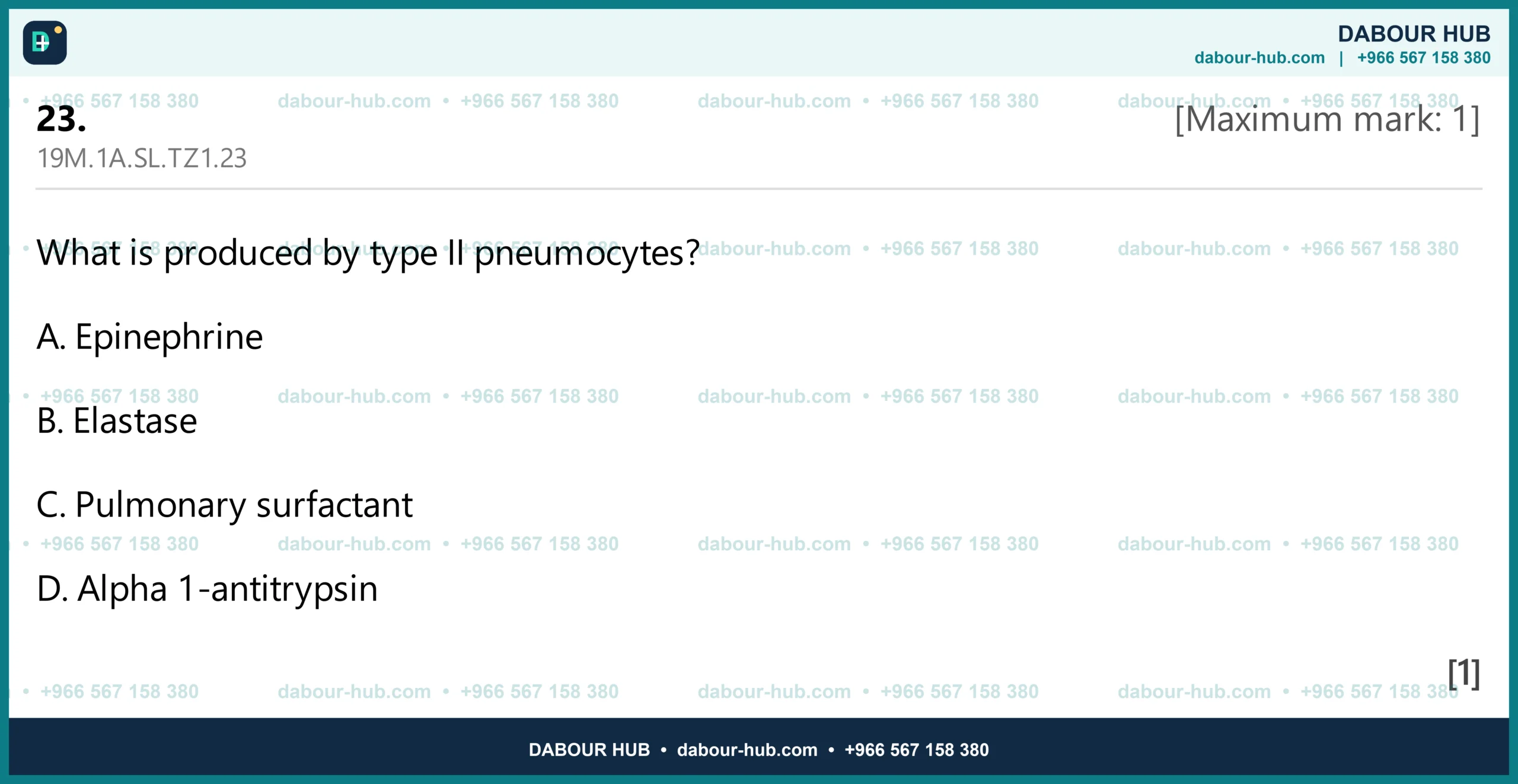 Dr Dabour Hub Science Diagram and Course Material
