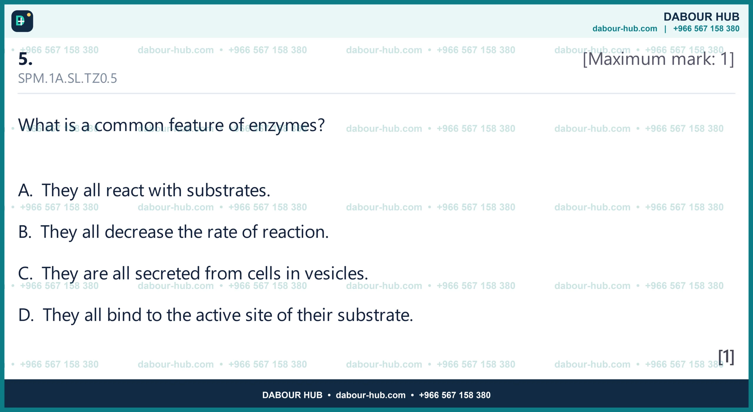 Dr Dabour Hub Science Diagram and Course Material
