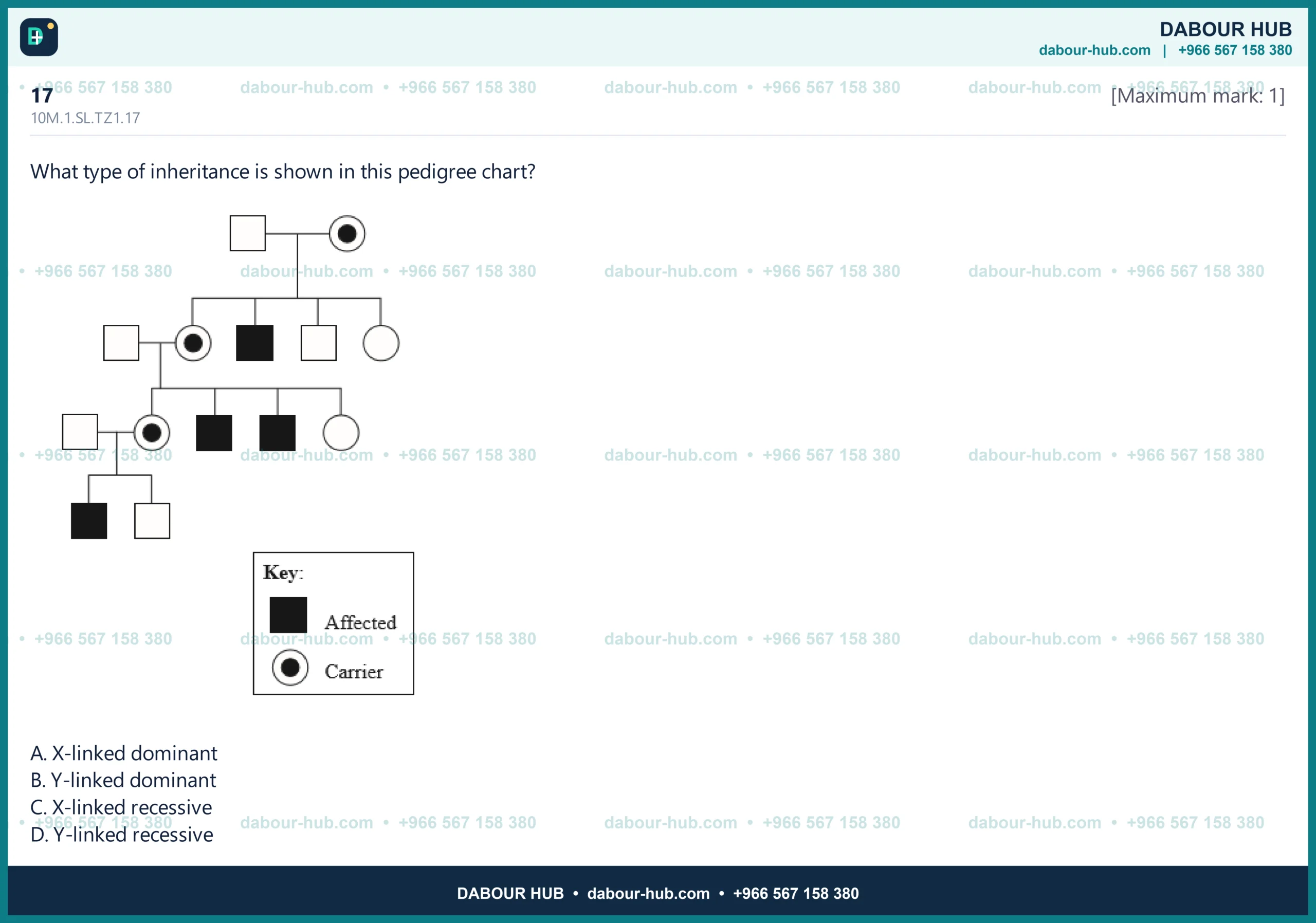 Dr Dabour Hub Science Diagram and Course Material