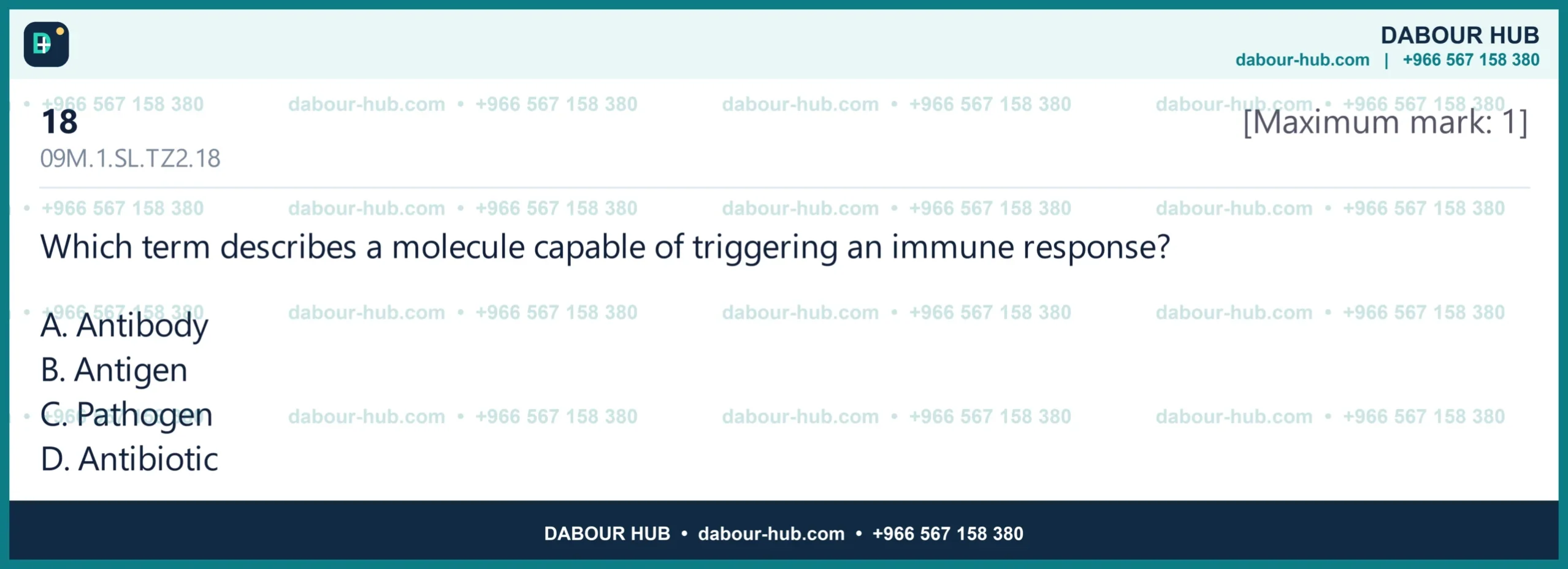 Dr Dabour Hub Science Diagram and Course Material