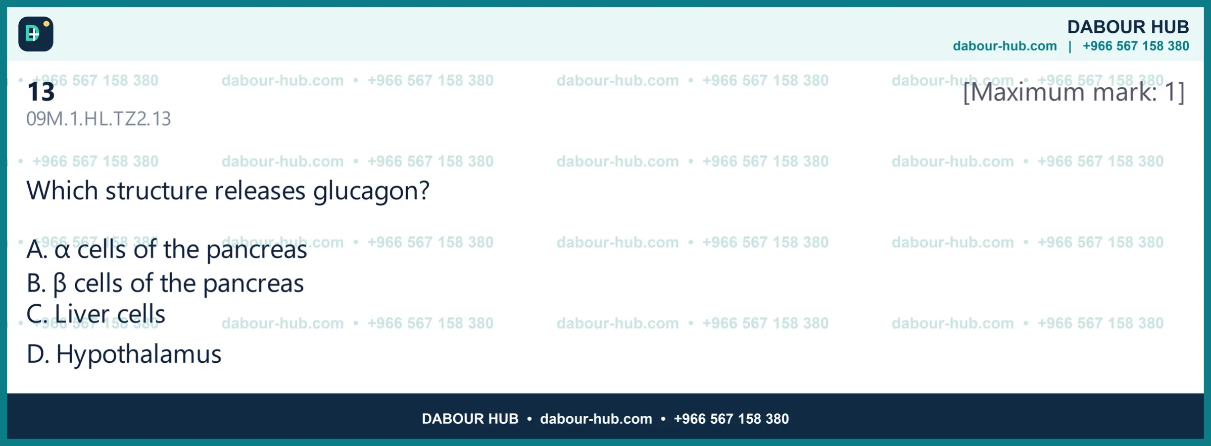 Dr Dabour Hub Science Diagram and Course Material