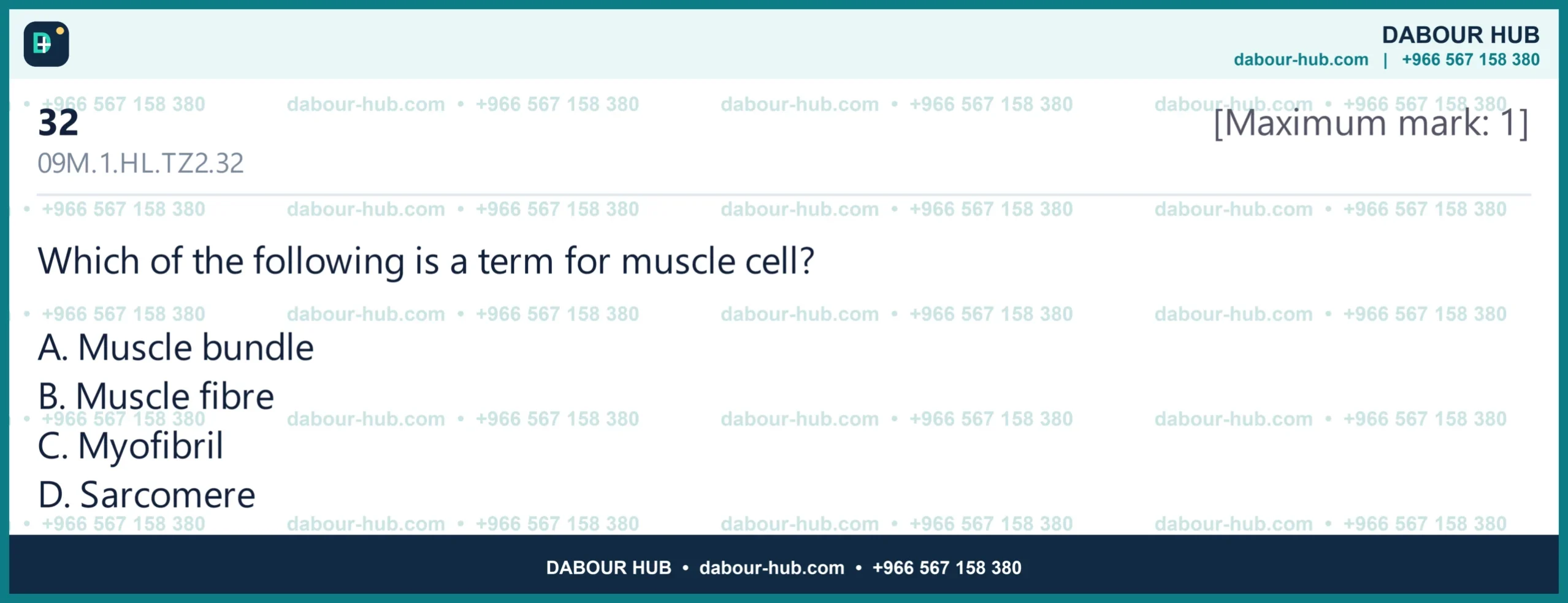 Dr Dabour Hub Science Diagram and Course Material