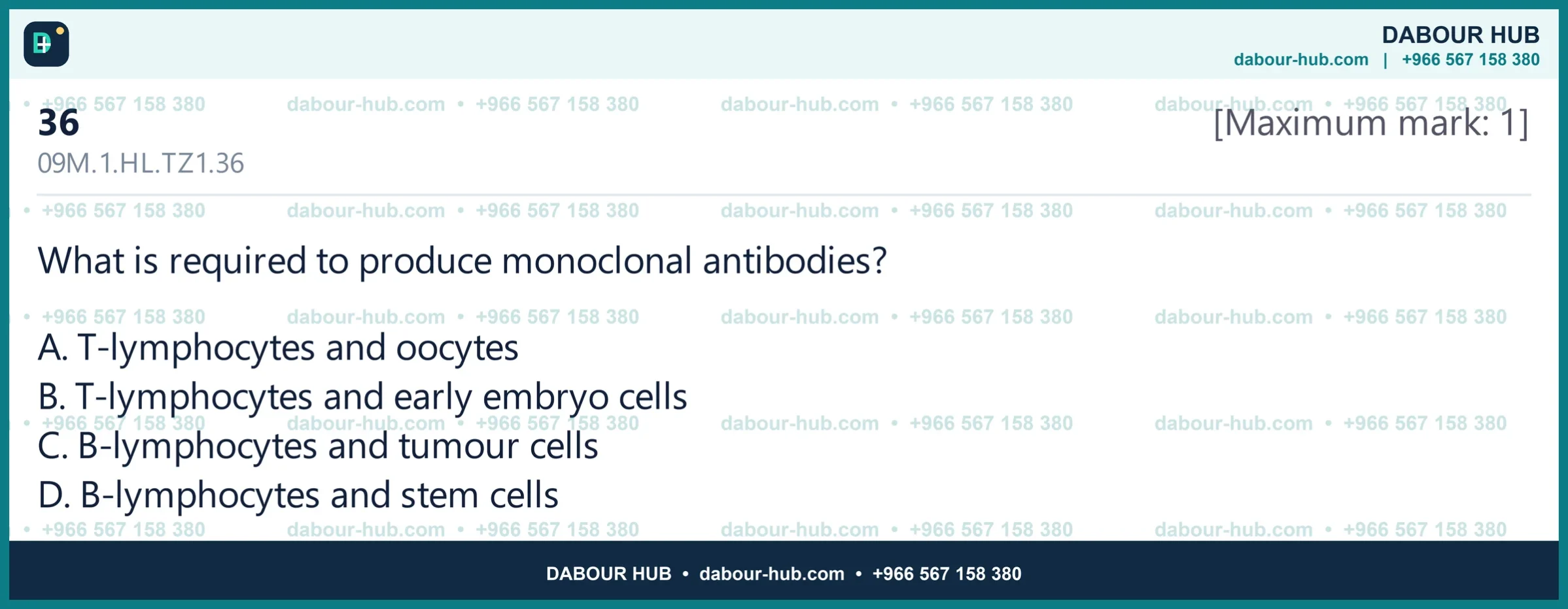Dr Dabour Hub Science Diagram and Course Material