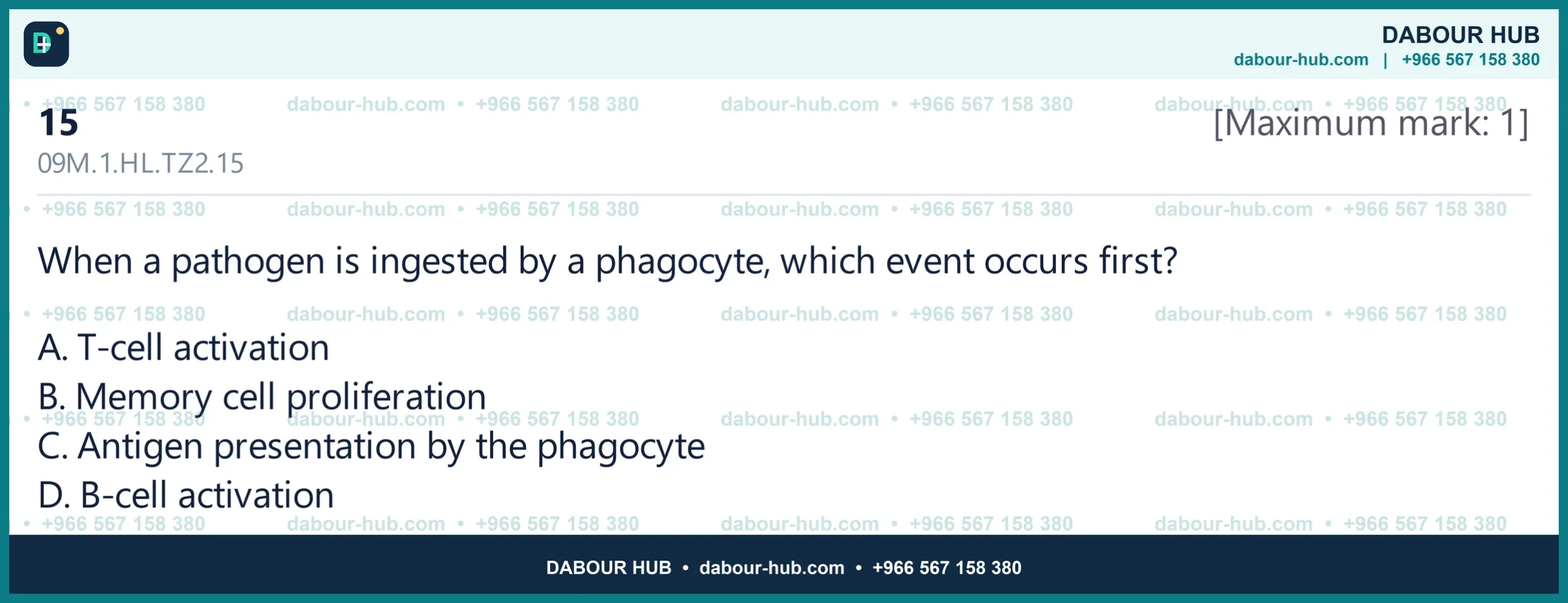 Dr Dabour Hub Science Diagram and Course Material