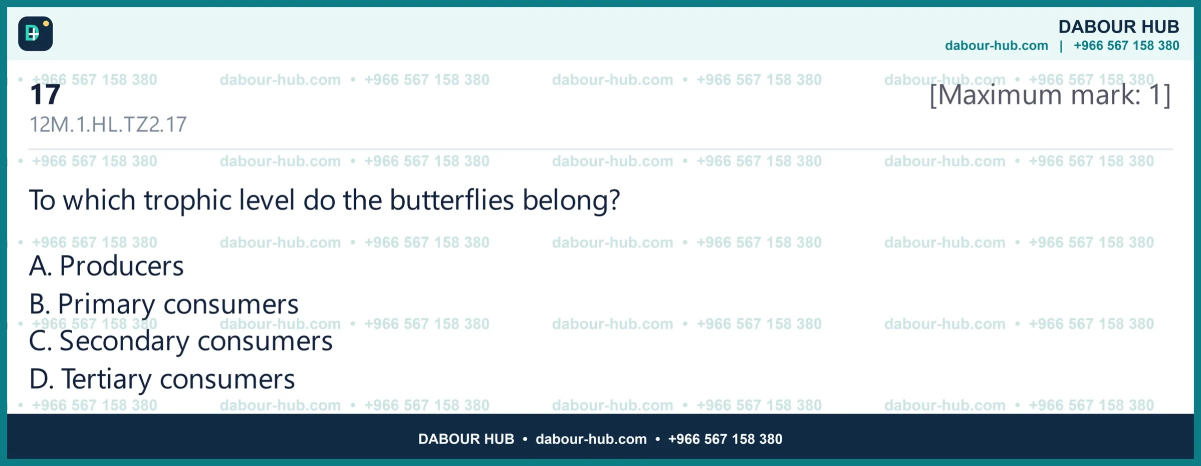 Dr Dabour Hub Science Diagram and Course Material