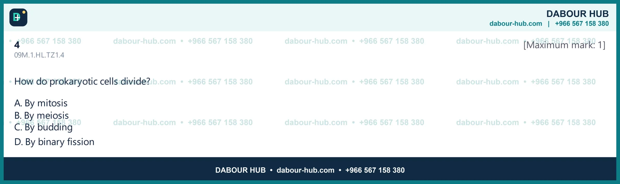 Dr Dabour Hub Science Diagram and Course Material
