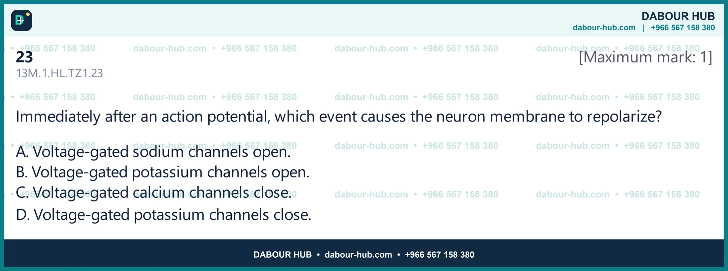 Dr Dabour Hub Science Diagram and Course Material