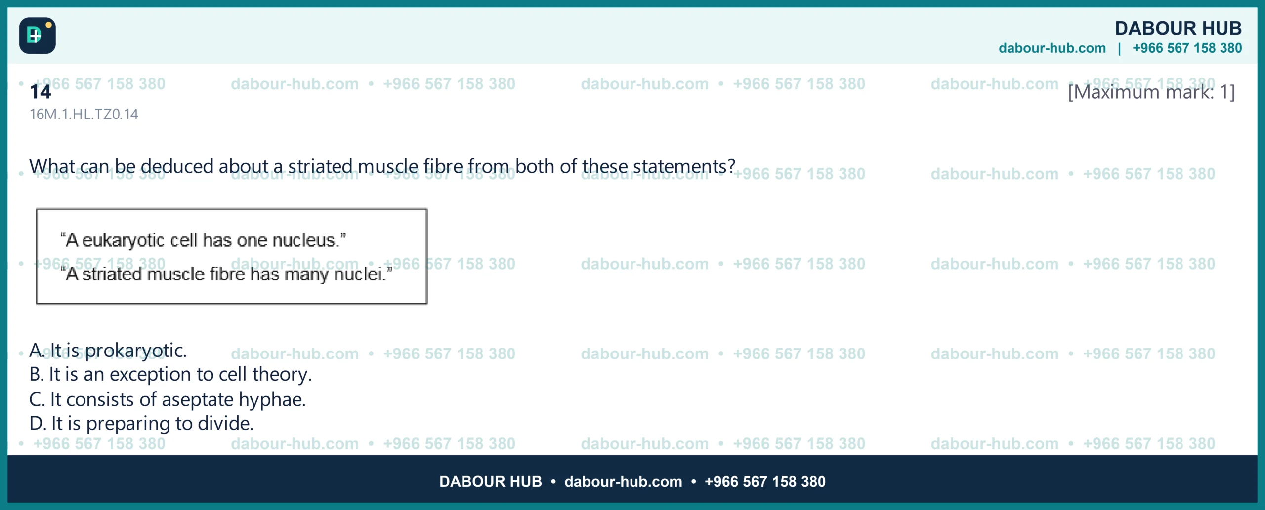 Dr Dabour Hub Science Diagram and Course Material