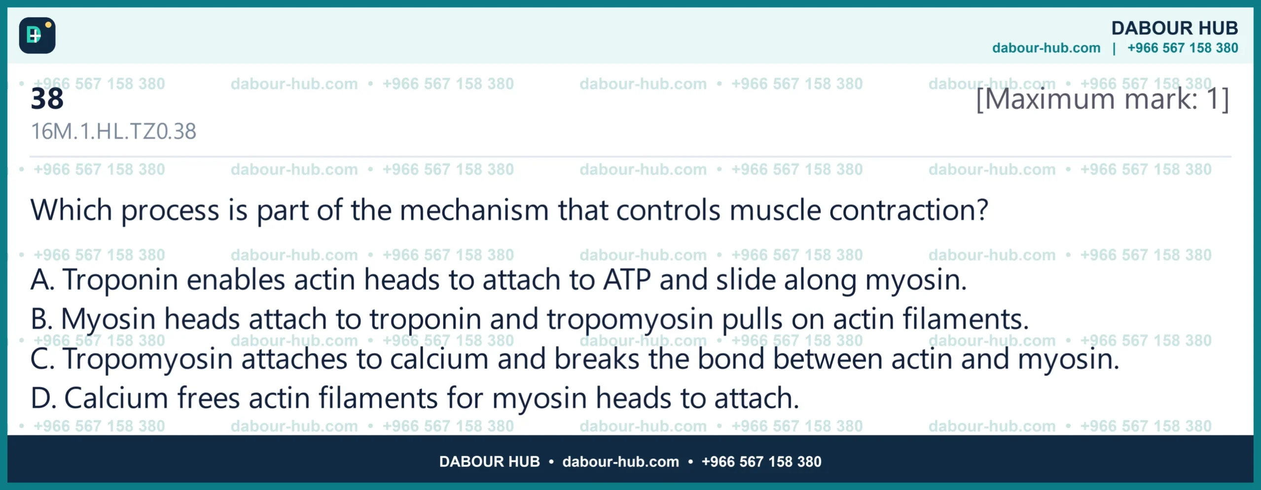 Dr Dabour Hub Science Diagram and Course Material