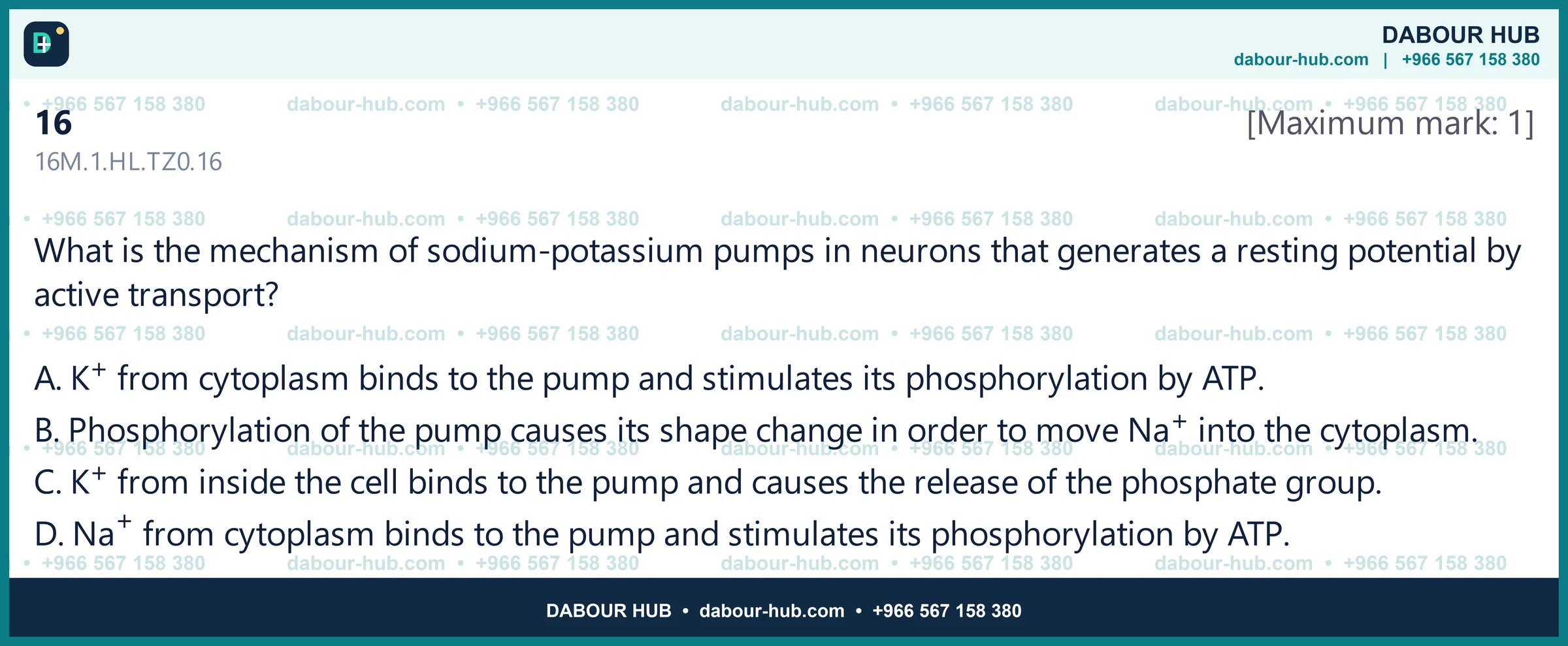 Dr Dabour Hub Science Diagram and Course Material
