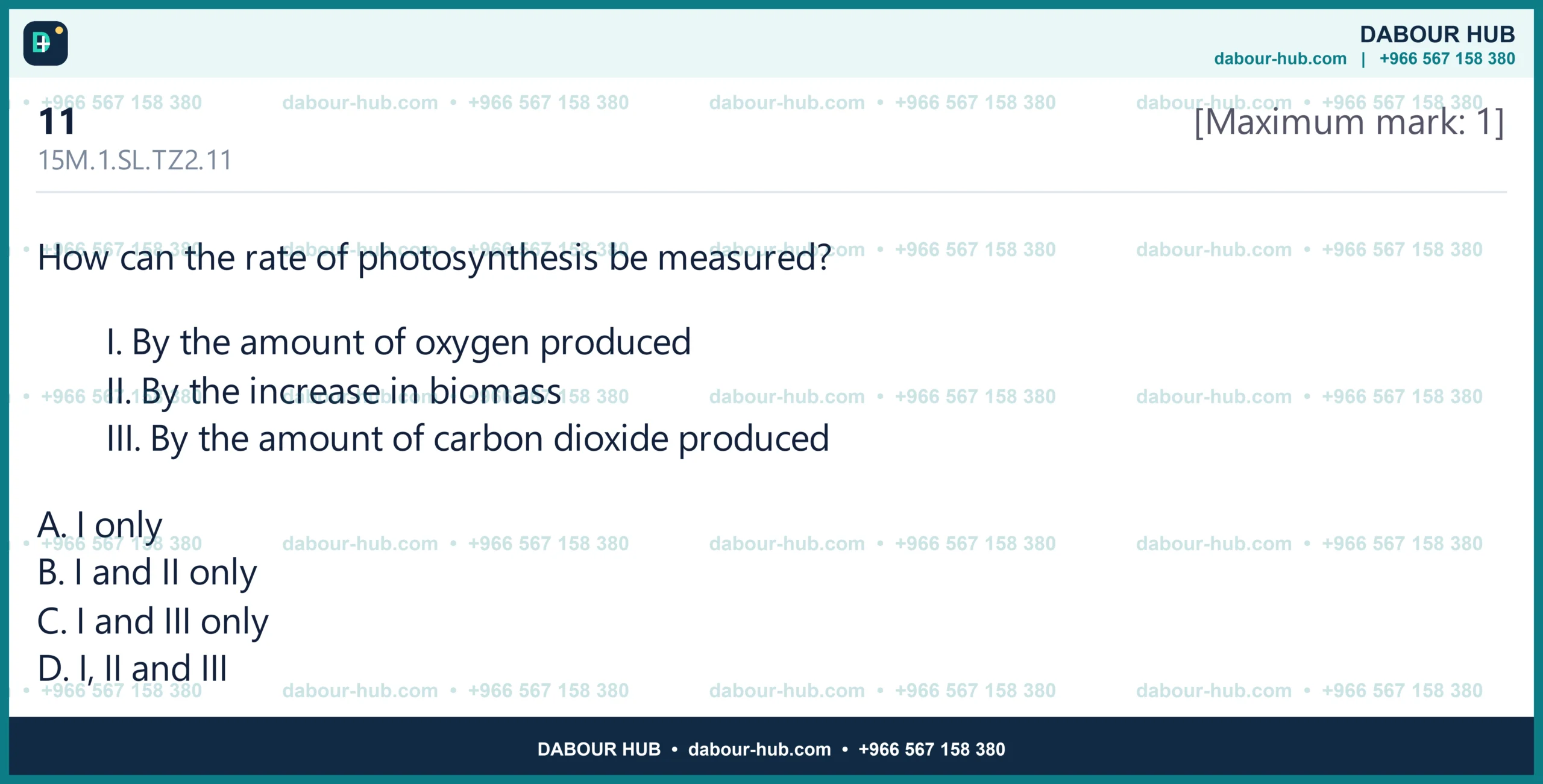 Dr Dabour Hub Science Diagram and Course Material