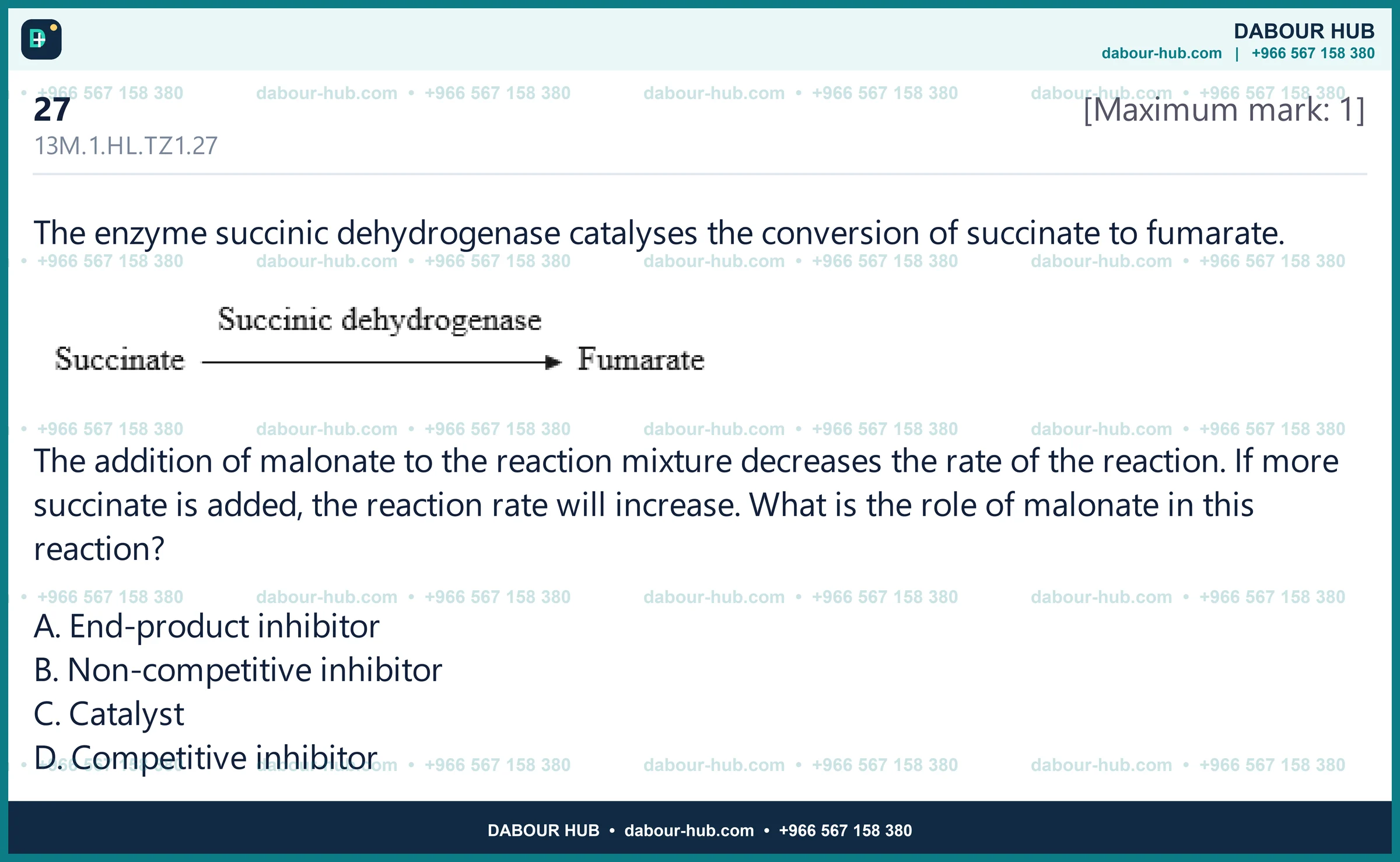 Dr Dabour Hub Science Diagram and Course Material