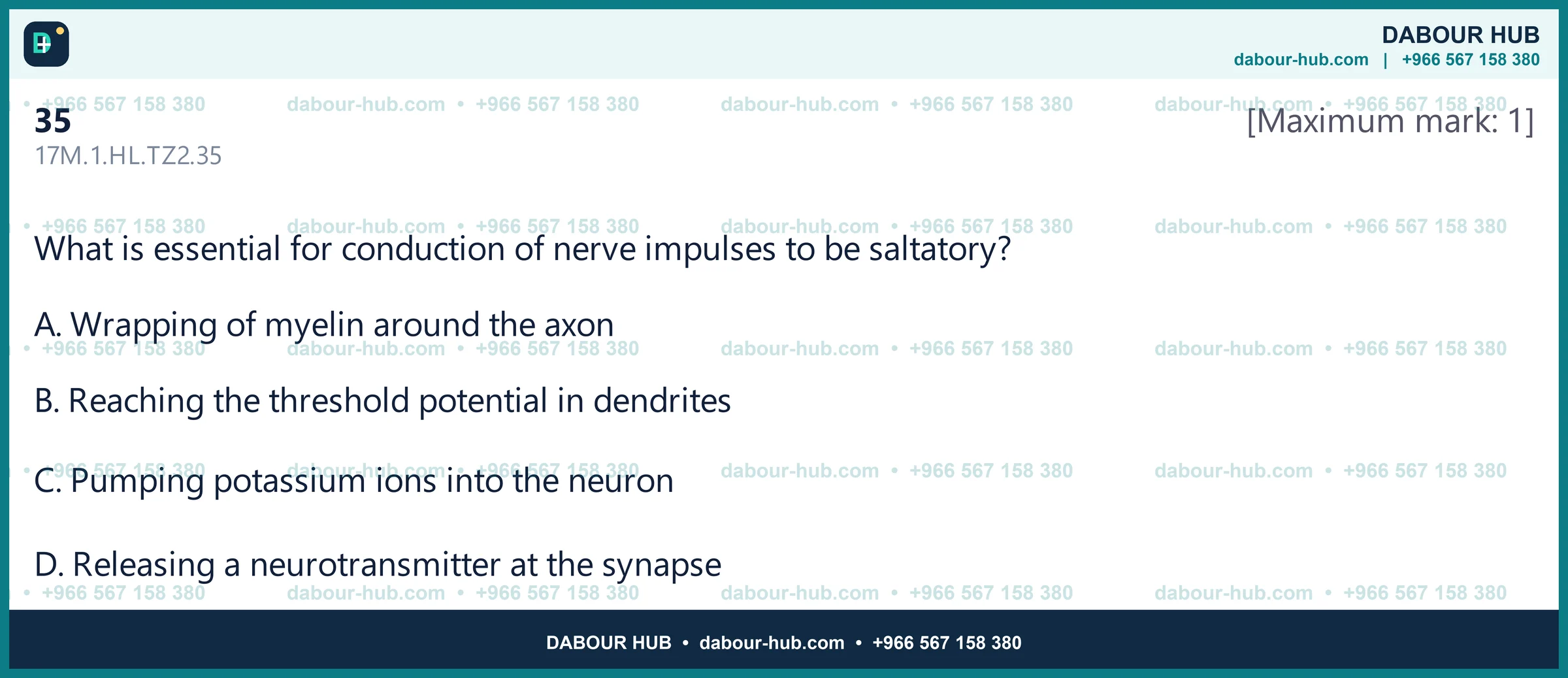 Dr Dabour Hub Science Diagram and Course Material