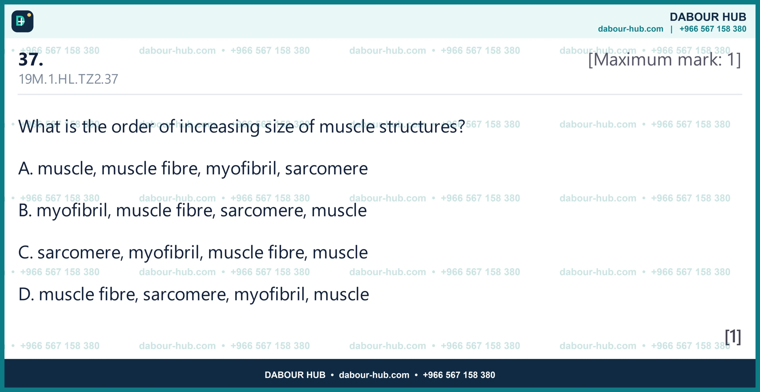 Dr Dabour Hub Science Diagram and Course Material