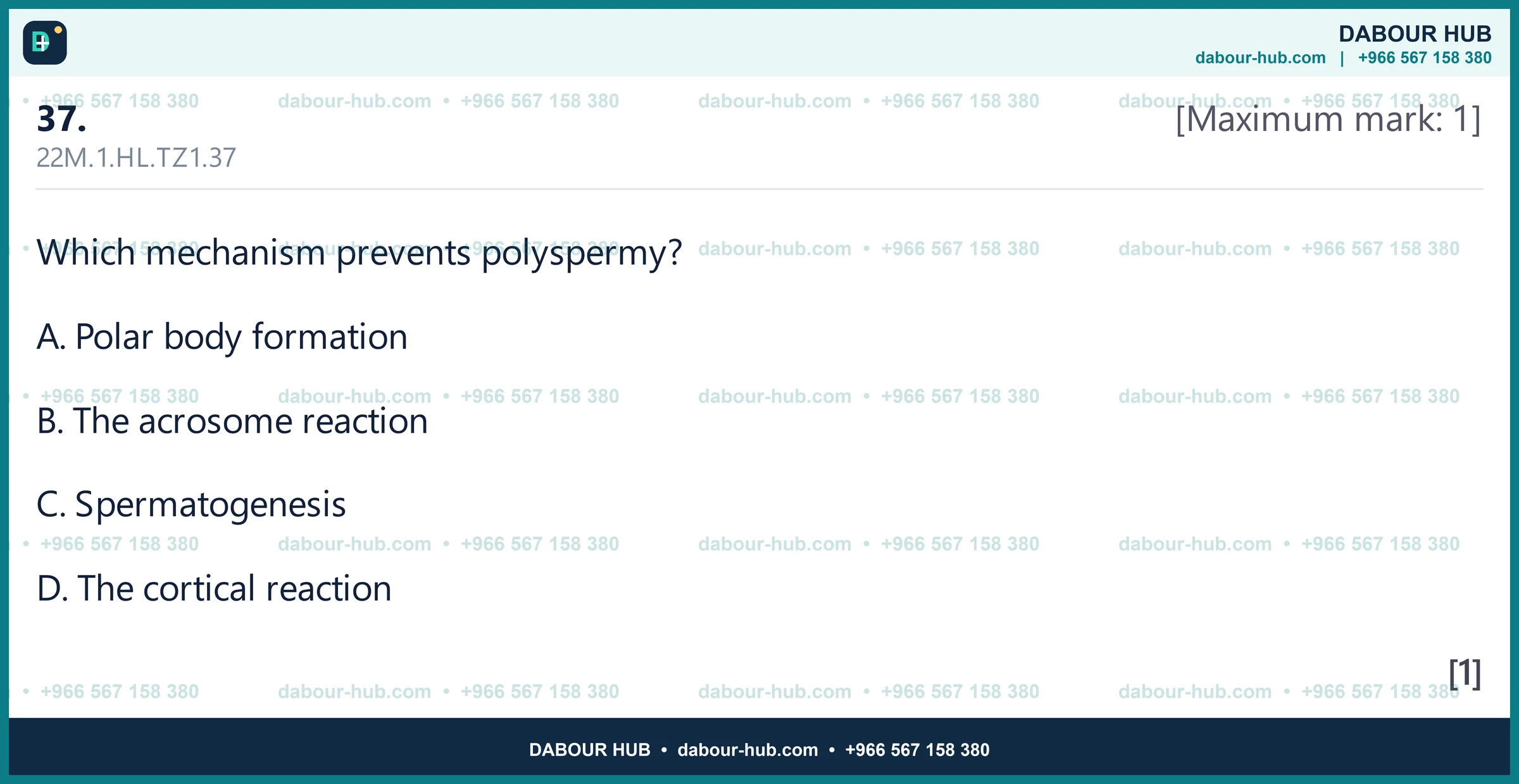 Dr Dabour Hub Science Diagram and Course Material