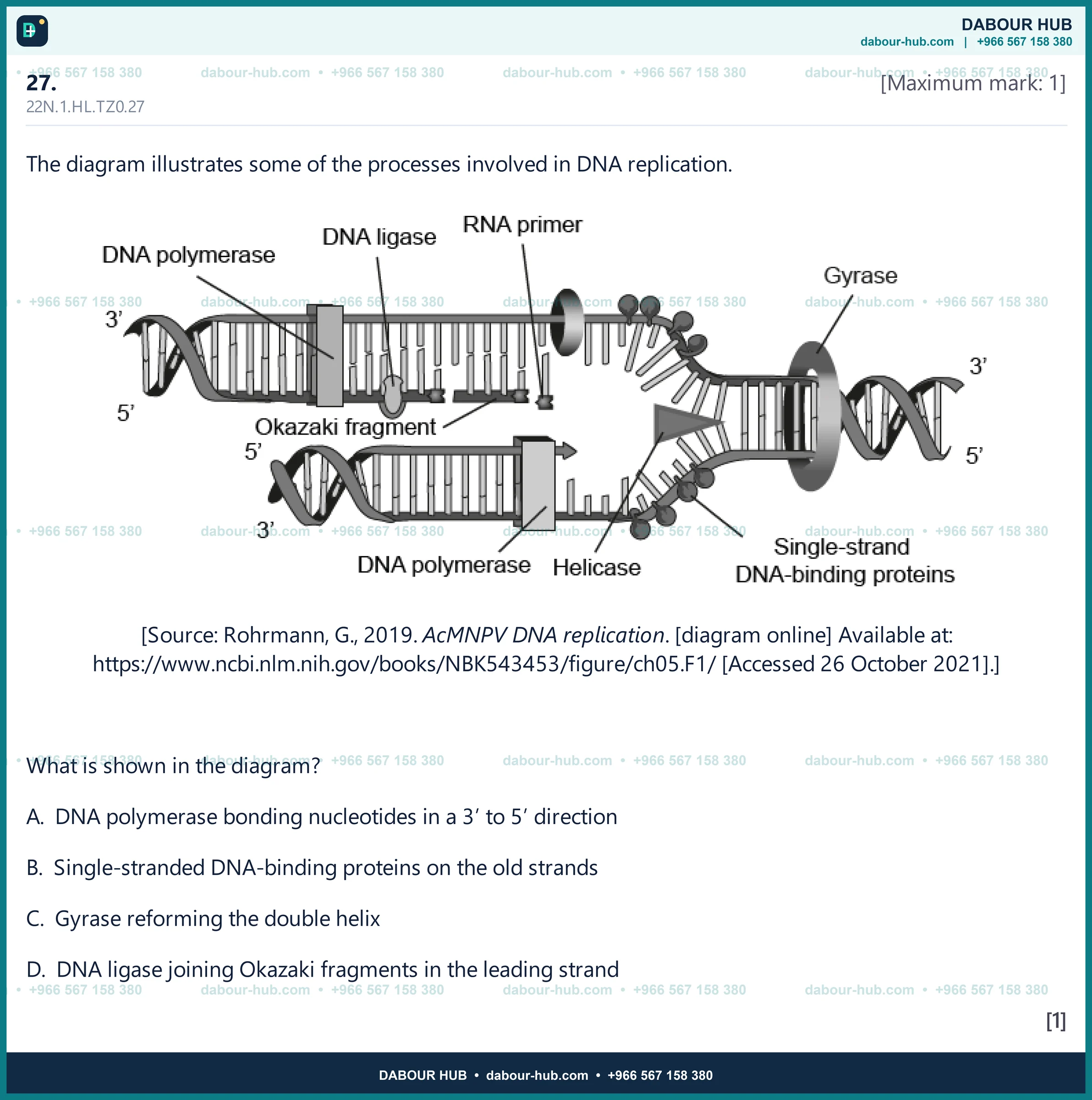 Dr Dabour Hub Science Diagram and Course Material