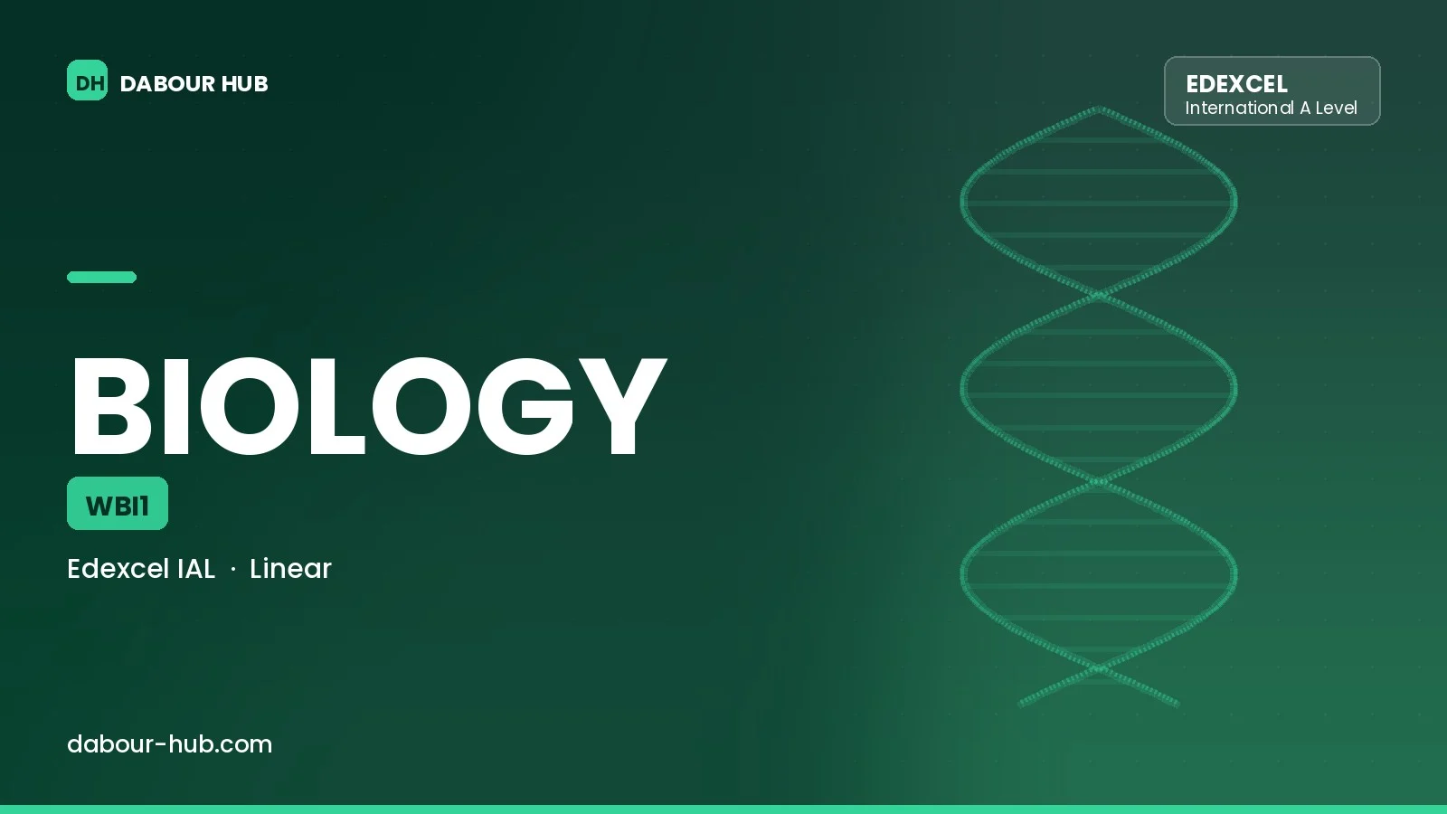 IAL EDEXCEL LINEAR course cover — Dabour Hub