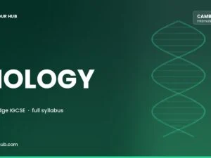 IGCSE BIOLOGY course cover — Dabour Hub