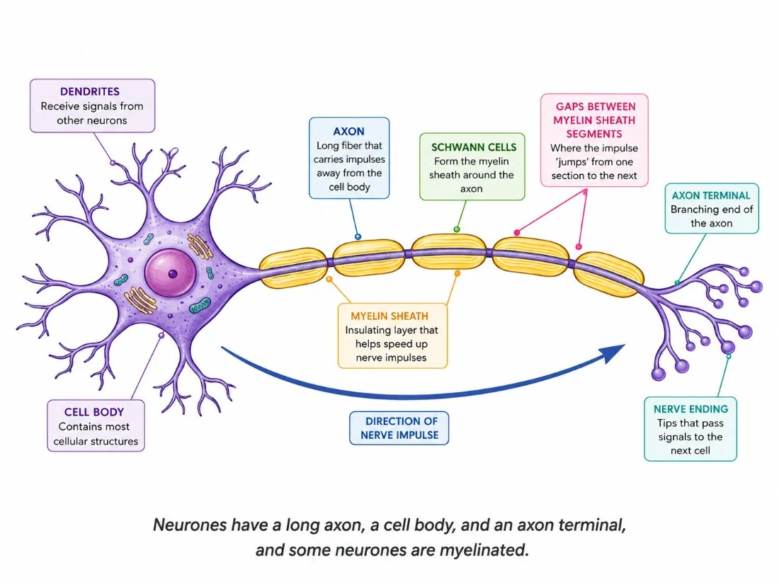 The Structure of a Motor Neurone