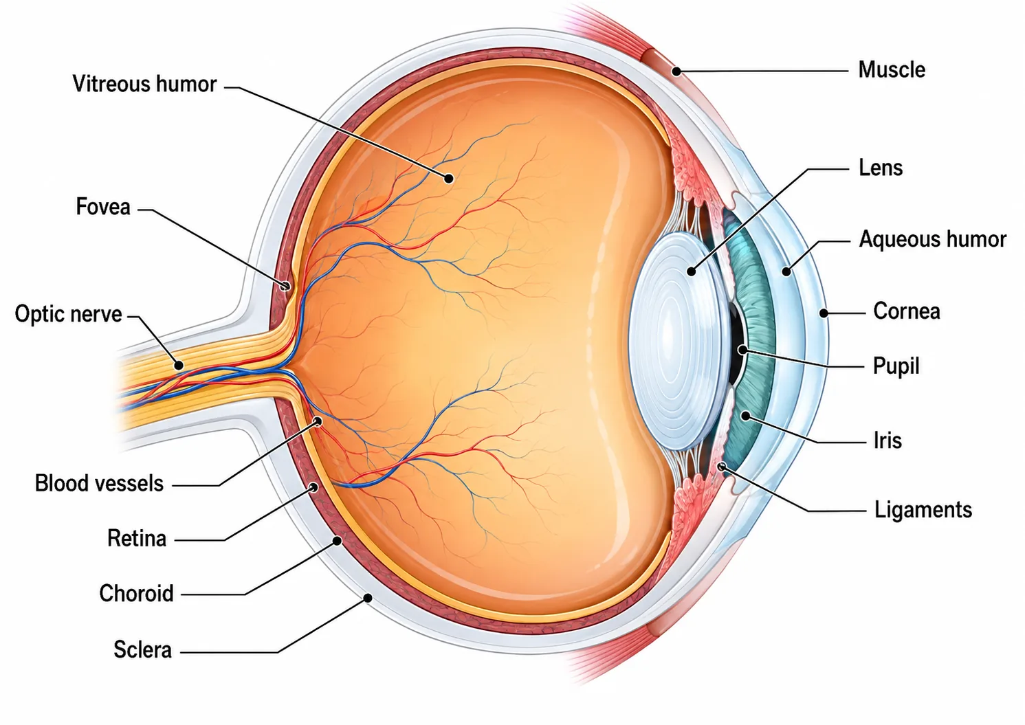 eye cross section
