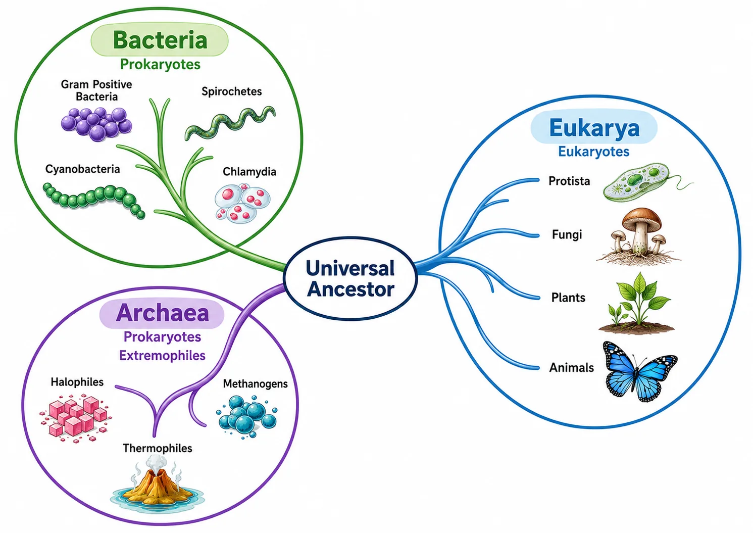 three domain tree of life