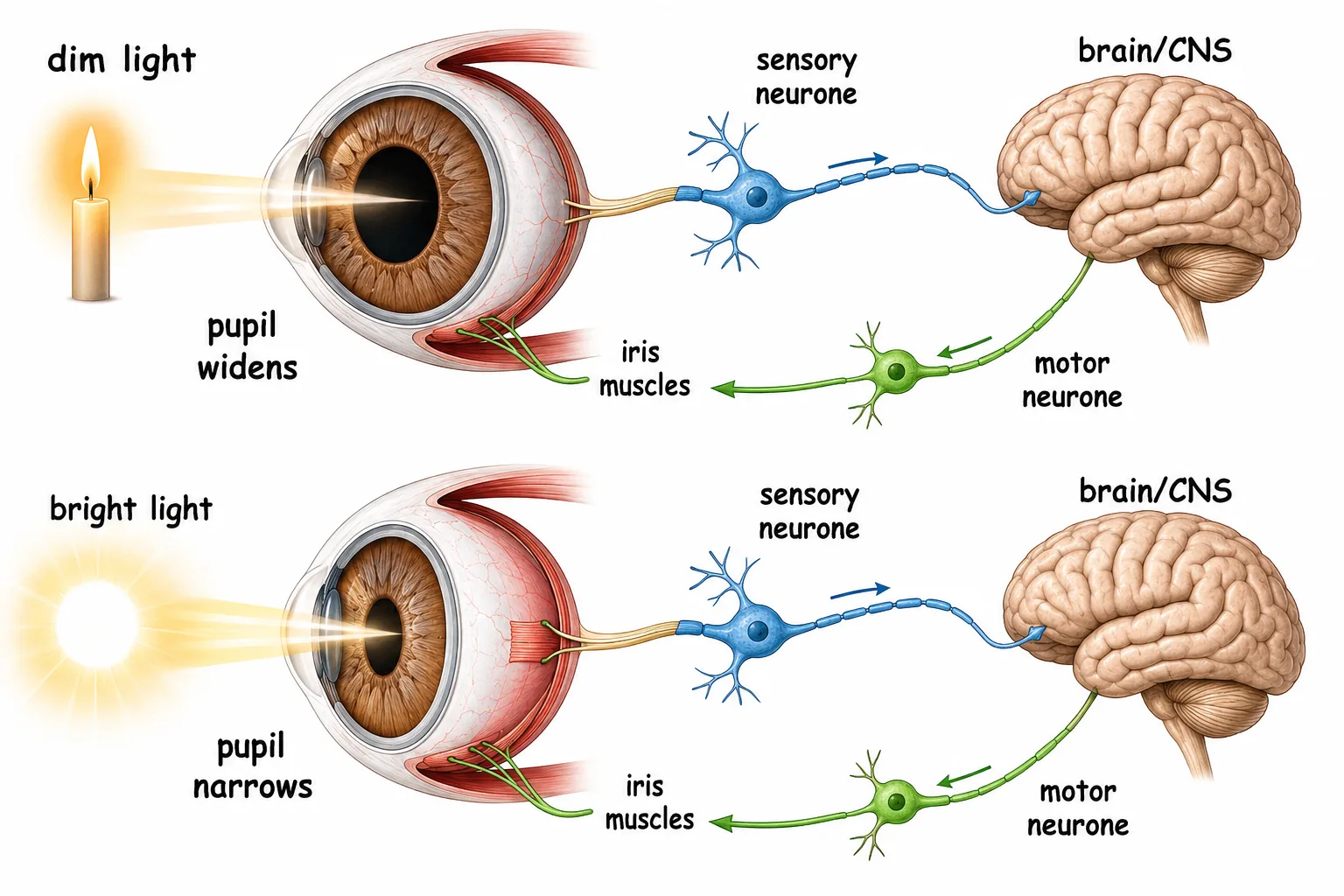The pupil reflex