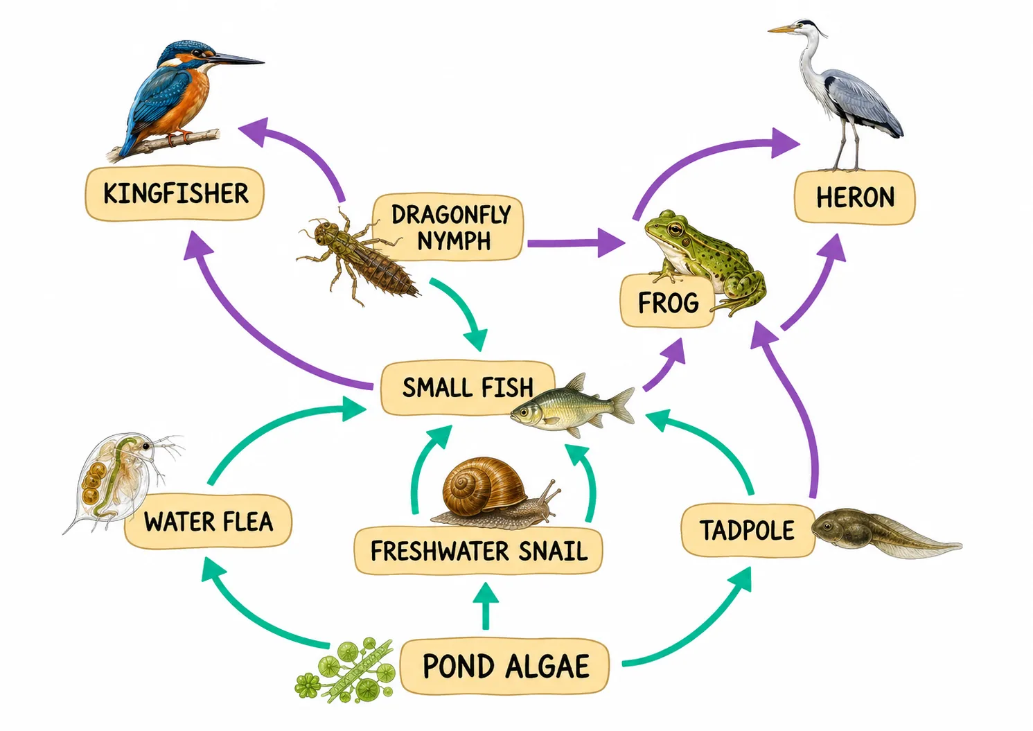 Food chains — interactive teaching console