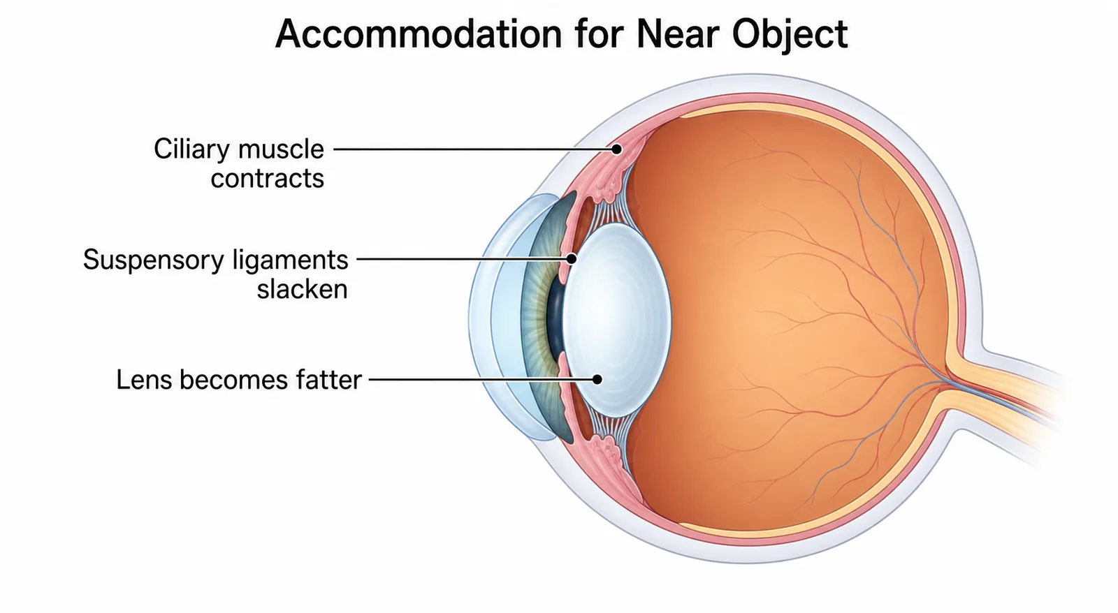 Accommodation for Near Object