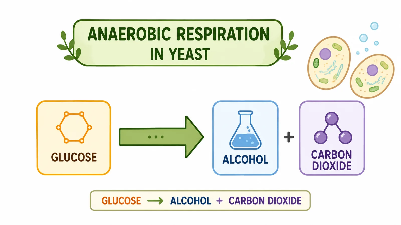 Anaerobic Respiration in Yeast
