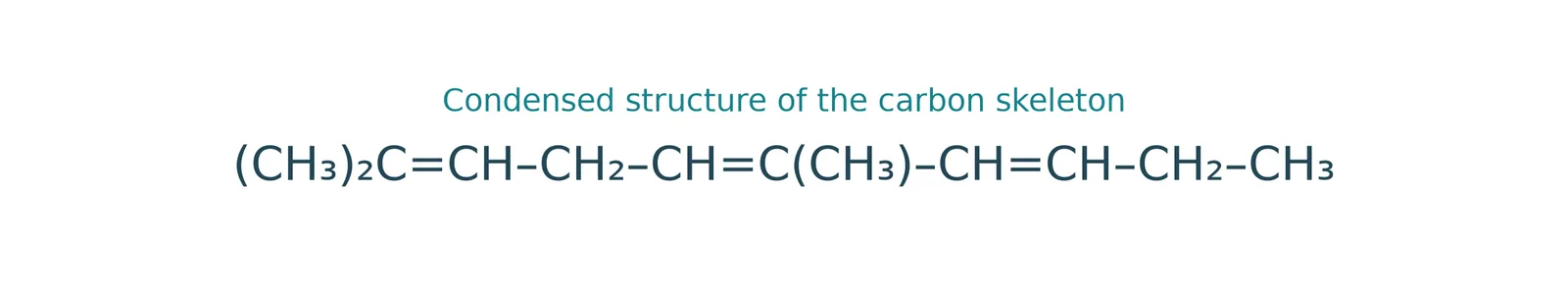 branched polyene carbon skeleton