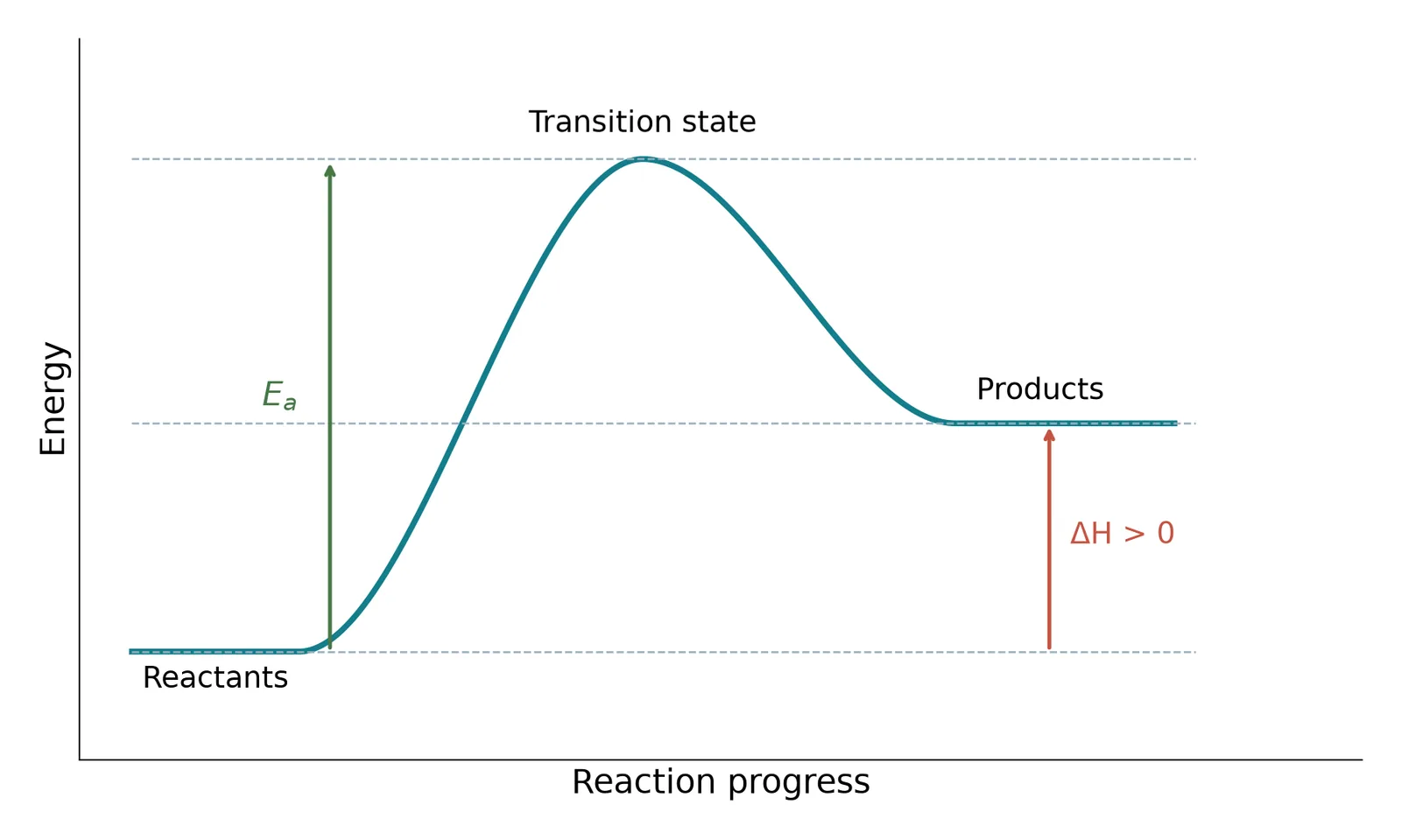 endothermic energy profile