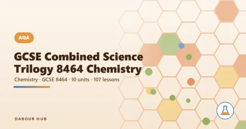 AQA GCSE Combined Science Trilogy 8464 — Chemistry cover