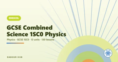 Edexcel GCSE Combined Science 1SC0 — Physics cover