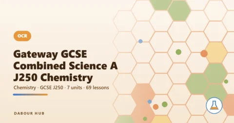 OCR Gateway GCSE Combined Science A J250 — Chemistry cover